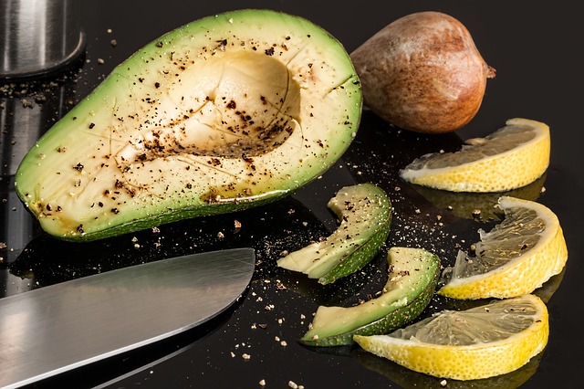 avocados cut in slices